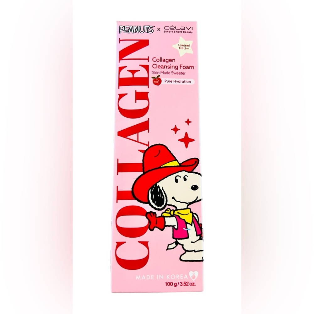 Célavi x Peanuts Cleansing Foam - White
Peach Scented